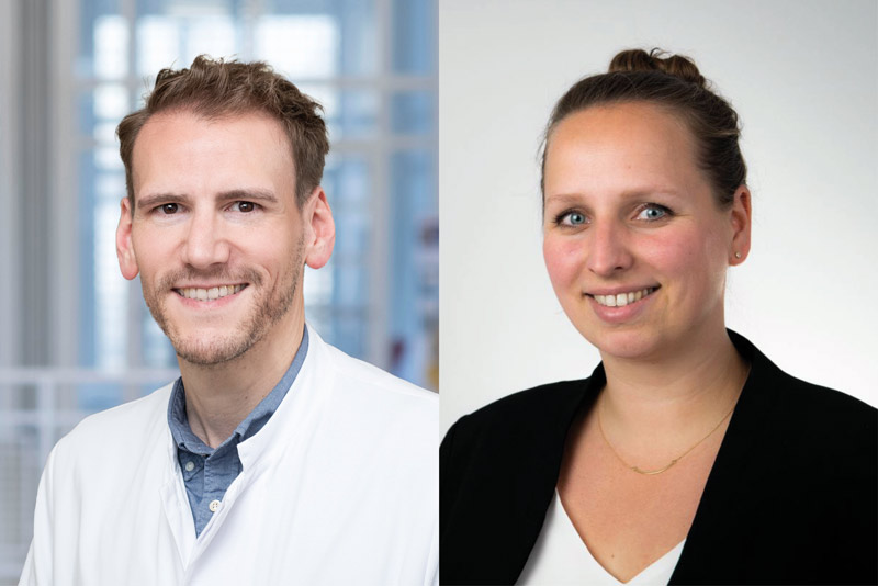 PD Dr. Julian Kleine-Borgmann und PD Dr. Katharina Schmidt