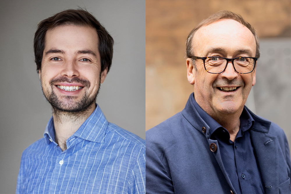 Prof. Tobias Kube und Prof. Winfried Rief